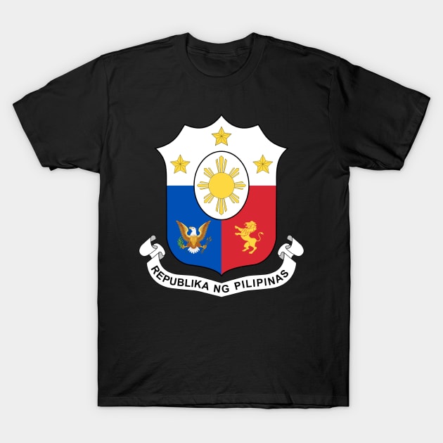 Coat of arms of The Philippines T-Shirt by Wickedcartoons